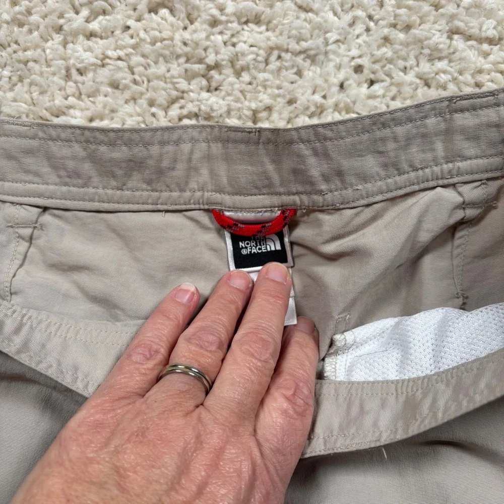 The North Face Mens Cargo Pants Khaki Utility Pockets Hiking Outdoor Size 36‎